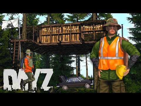 Building My Cosy Treehouse Base - DayZ Movie