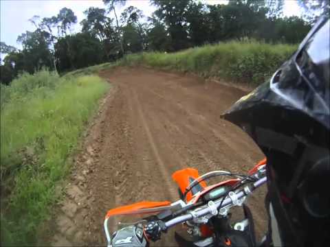 Yanneck mit KTM 300 in Walldorf