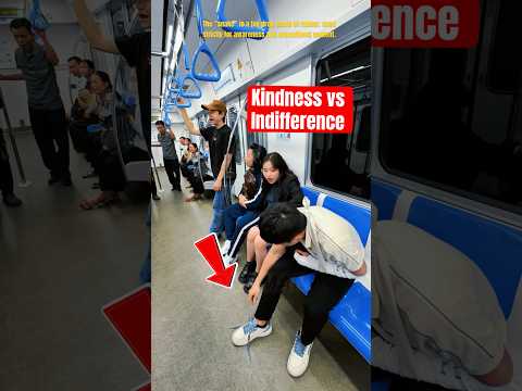 Kindness vs Indifference #ONEMAN #KindnessMatters #LifeSkills #Education #Thankyou