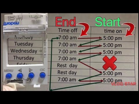 PROGRAMMING THE ON/OFF TIMINGS OF THEBEN TR 610 TOP 2 | DIGITAL TIME SWITCH | MY WORKPLACE VLOG