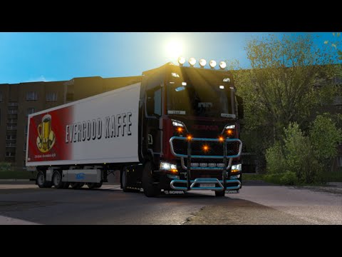 ETS2 1.36 - Gráficos Ultra Realistas | Ruta por Polonia | Scania S650cv "Open Pipe" Mod | GAMEPLAY