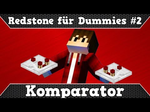 How does the redstone comparator work in Minecraft |  Minecraft comparator tutorial german