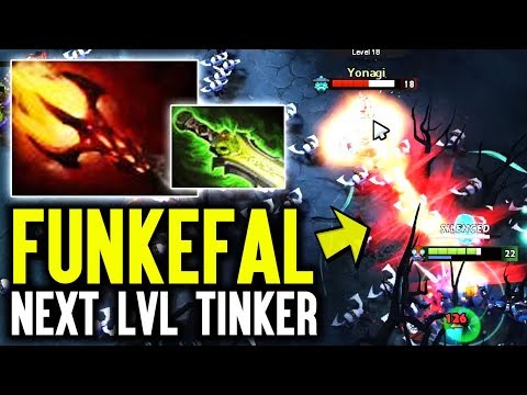 The Reason Why We Call Funkefal Tinker God - Next Level Plays With Fast Fingers Dota 2