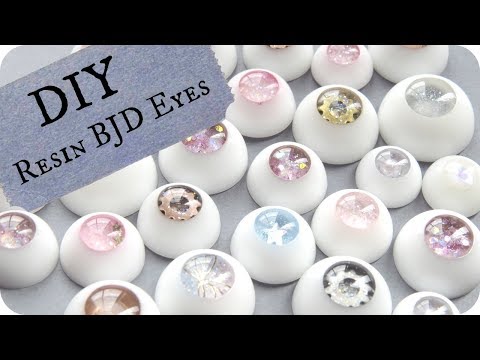 🌟 DIY BJD Eyes / How to Make Your OWN Resin Doll Eyes!
