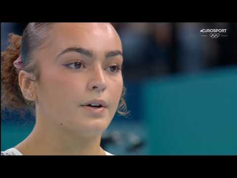 Coline Devillard Vault 1 Qualifications 2024 Olympics
