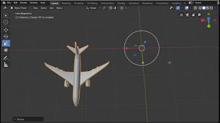 How to resize object in blender