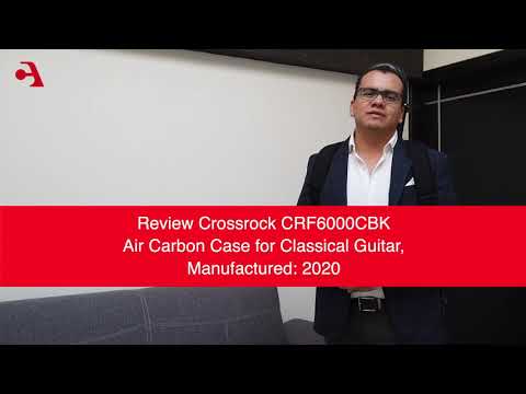 Crossrock Air 4/4 Classical Guitar Flight Case, 100% Carbon Fiber Hard Shell with Backpack and Protective Cover image 9