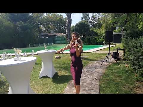 Primirea invitatilor la nunta- vioara live Alexandra Violin