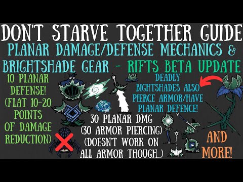 NEW Planar Damage Mechanics & Brightshade Crafts - Taking Root Beta - Don't Starve Together Guide