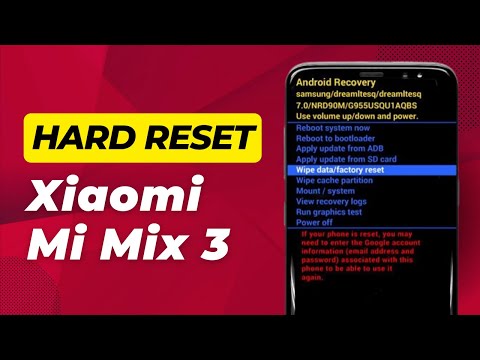 Xiaomi Mi Mix 3 Hard Reset Pattern Unlock (Quick & Easy)