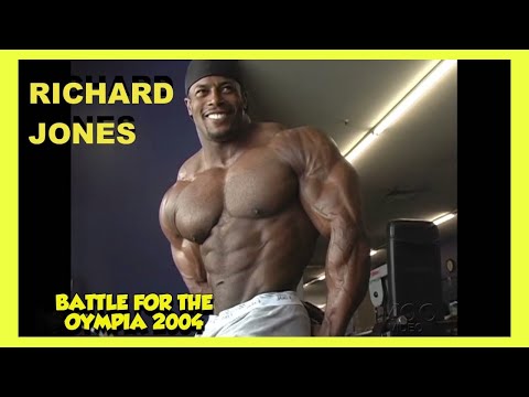 RICHARD JONES - SHOULDERS AND POSING - BATTLE FOR THE OLYMPIA 2004