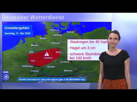 31.05.2025 Unwetterinformation - Deutscher Wetterdienst (DWD)