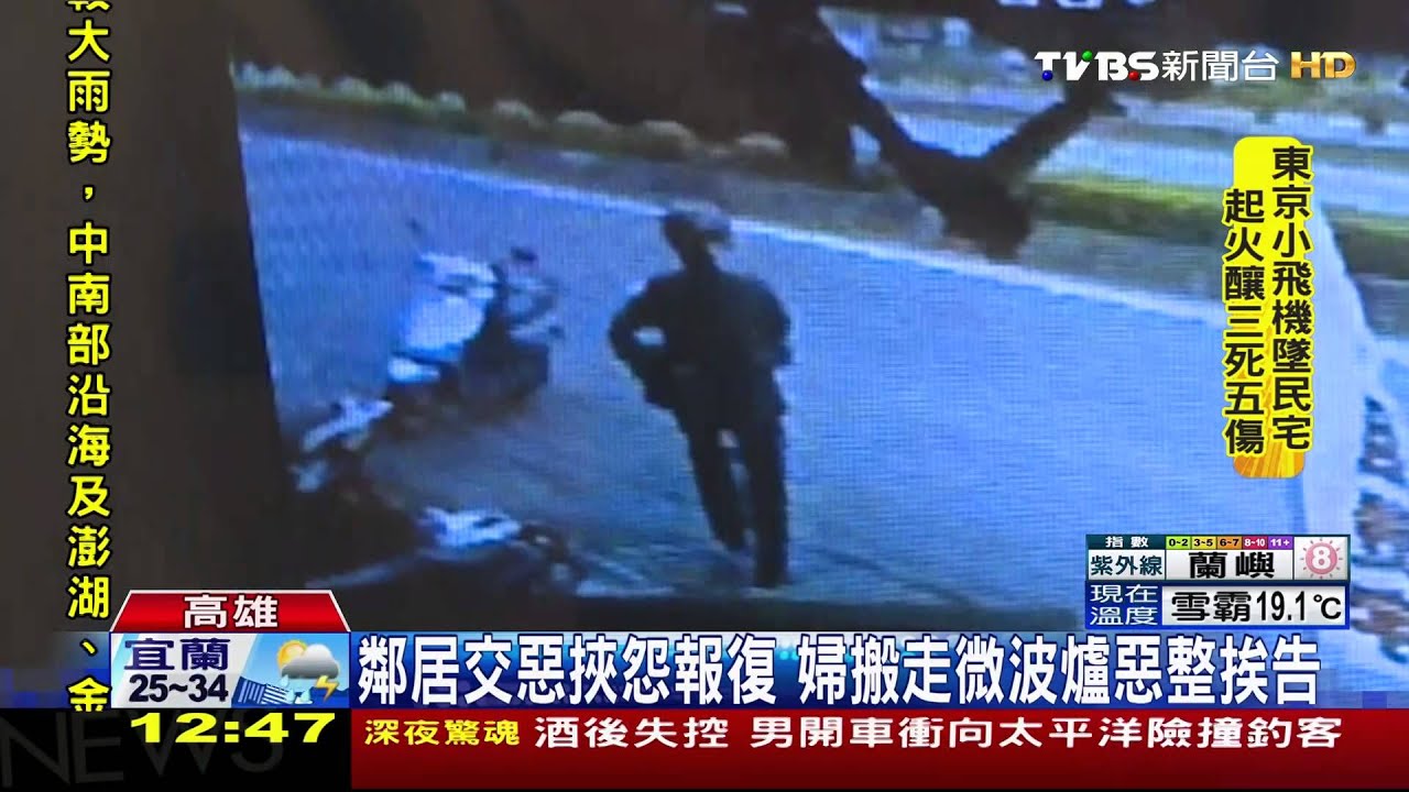 鄰居交惡！婦偷搬走微波爐報復　鄰居提告
