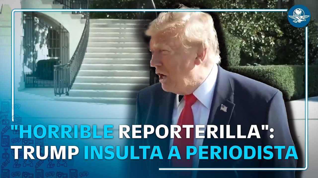 ¡Una más! Trump insulta a periodista de NBC News y la llama "horrible reporterilla”