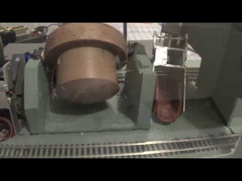 HO scale train steel mill BOF 2018 3 6