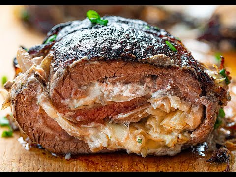 Cheesy Stuffed Flank Steak