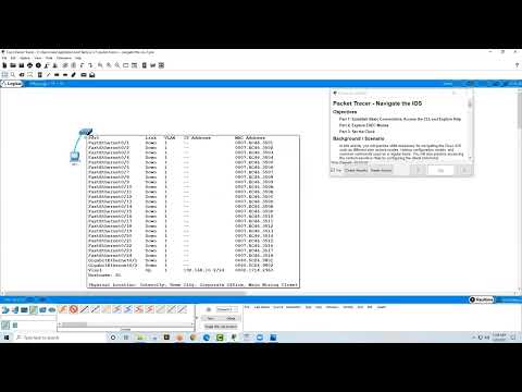 NetAcad ITN Packet Tracer 2.3.7 Navigate the IOS (Overview)