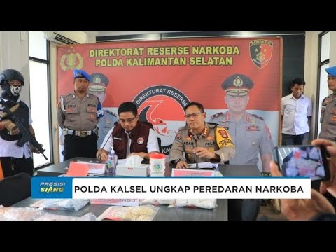 POLDA KALSEL GAGALKAN PEREDARAN 4,97 KG SABU DAN 54 758 BUTIR EKSTASI