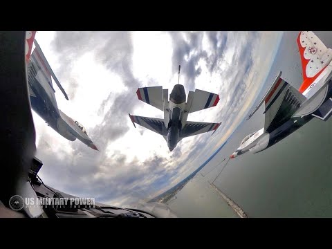 Amazing Footage Inside the US Air Force Thunderbirds Cockpit