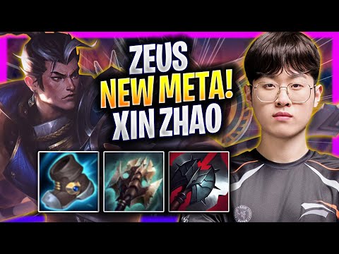 ZEUS CRAZY NEW META XIN ZHAO TOP! - HLE Zeus Plays Xin Zhao TOP vs Gangplank! | Season 2025