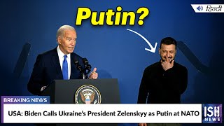USA: Biden Calls Ukraine’s President Zelenskyy as Putin at NATO