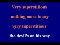 Stevie Wonder - Superstition - Karaoke 