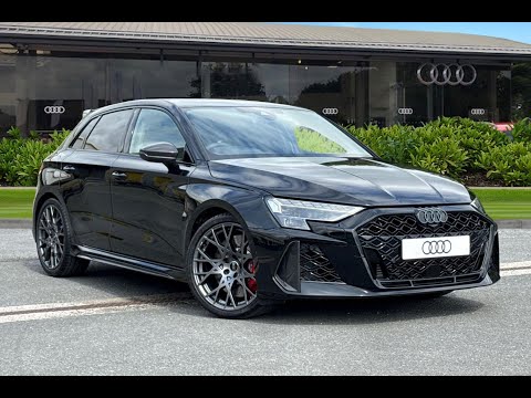 Brand New Audi RS3 2.5 TFSI Carbon Black Sportback S Tronic quattro Euro 6 (s/s) 5dr | Preston Audi