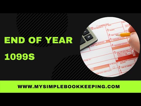 1099s | End Of Year | ACCOUNTING
