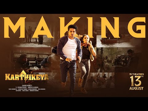 afbeelding Karthikeya 2 Making Video | Releasing On Aug 13 | Nikhil, Anupama | Chandoo Mondeti