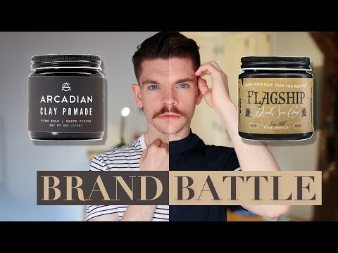 Arcadian Clay Pomade vs. Flagship Dead Sea Clay | Brand Battle