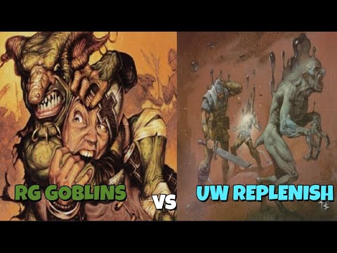 MTG Premodern Showdown: RG Goblins vs UW Replenish | Best of 5 Sideboard War!
