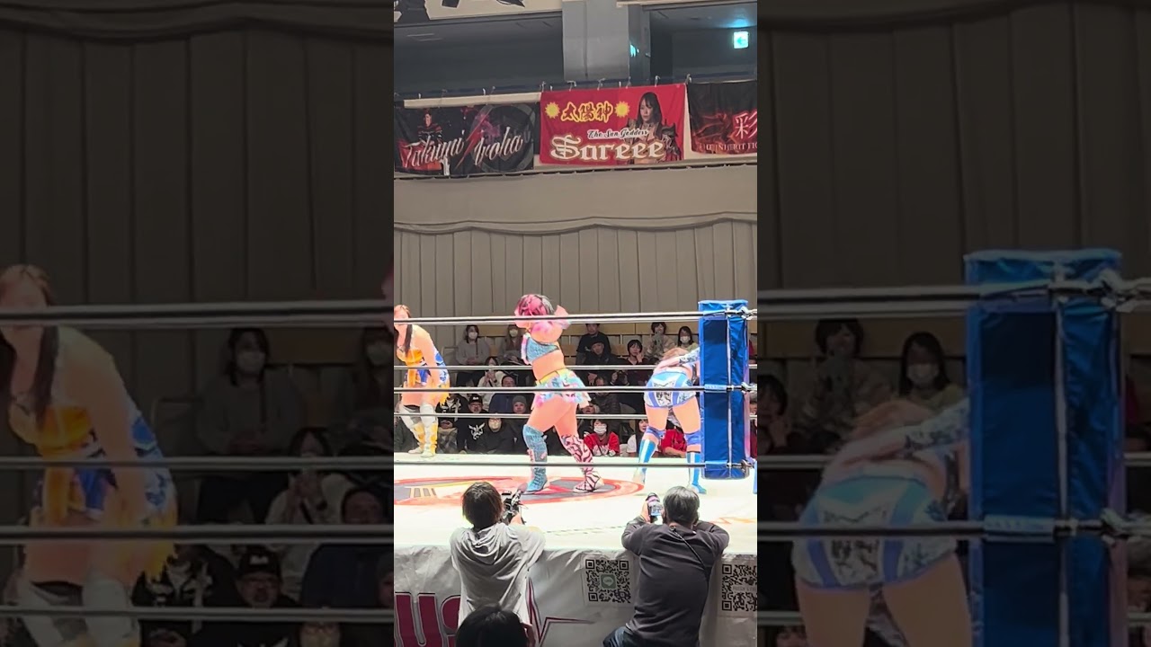 ミク危ない　青木が直前　ラリアット