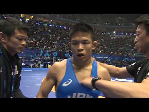 1/4 FS - 74 kg: Z. SIDAKOV (RUS) v. M. OKUI (JPN)