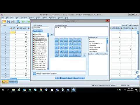 Computing a Variable in SPSS