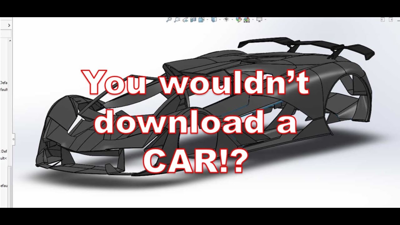 Laser physicist 3D prints Lamborghini Aventador in his garage!