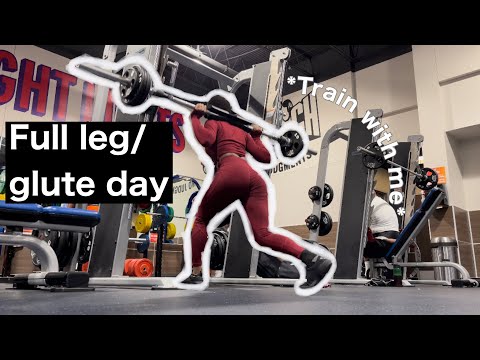 Full LEG/GLUTE day at the gym | Empress Emoni