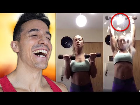 Les pires vidéos de sport en confinement ! (j'ai mal pour eux)