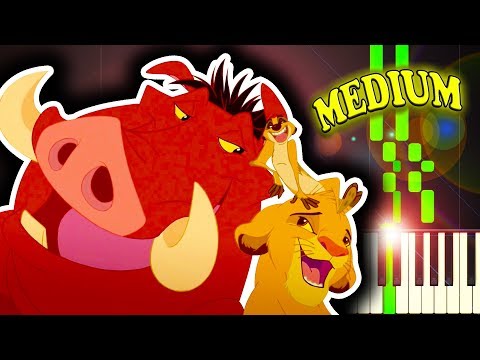 Hakuna Matata (The Lion King soundtrack) - Elton John piano tutorial