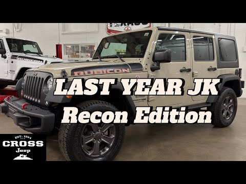 Letzter JK! Jeep Wrangler Rubicon Recon, Baujahr 2018, in seltener Gobi-Farbe | Aus erster Hand, ...
