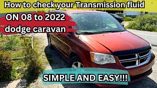Download Lagu HOW TO CHECK YOUR TRANSMISSION FLUID LEVEL IN 08 TO 2022 DODGE CARAVAN QUICK AND EASY!!! Thumbnail