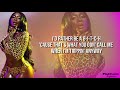 Megan Thee Stallion B I T C H Lyric V Megan Thee Stallion B I T C H Lyric V