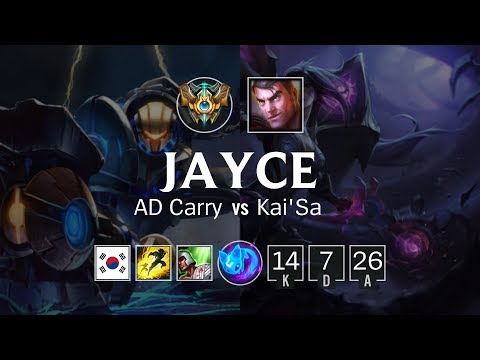 Jayce ADC vs Kai'Sa - KR Challenger Patch 8.24