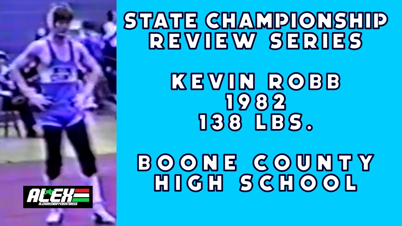 State Wrestling Championship match review w/ Kevin Robb (Boone County; 1982 138 lbs.)