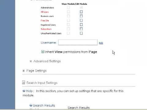 DNN Search Module Lesson