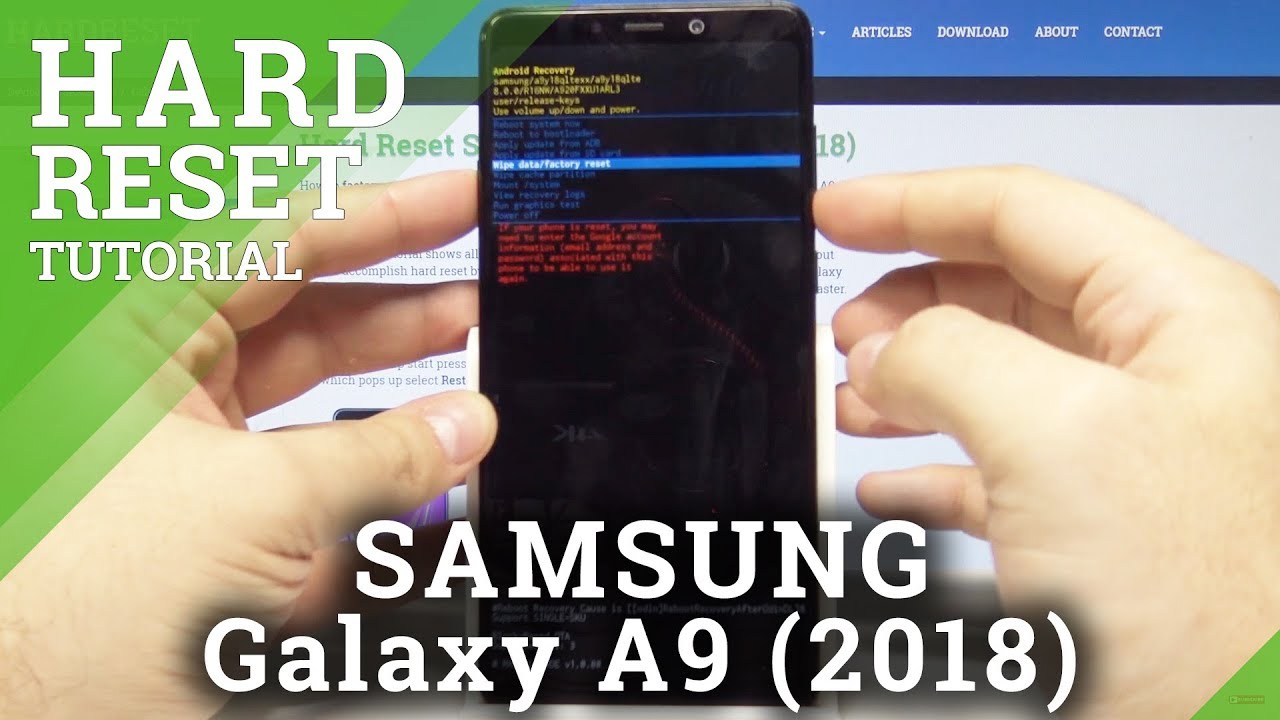HARD RESET SAMSUNG Galaxy A9 (2018) - Bypass Screen Lock