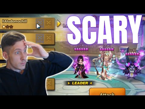 Fighting a SCARY Celia Tower (Summoners War Siege)