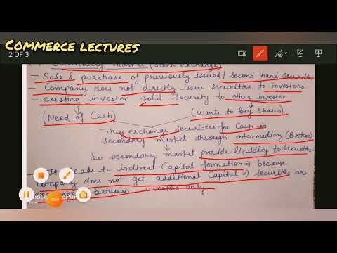 financial market functions of financial market class 12 business studies