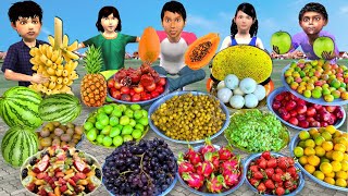Fruit Salad School Picnic Kids Fruit Salad Summer Vacation Moral Story Hindi New Funny Comedy Video