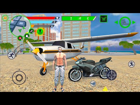 Airplane Bike and Cars Driving in Open City Simulator - Android IOS Gameplay.