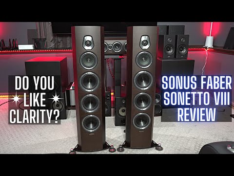Do YOU Like The LUTE Shape?  Italian Sonus Faber Sonetto VIII Speaker Review
